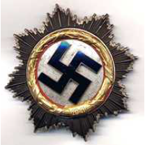 Германский крест в золоте.